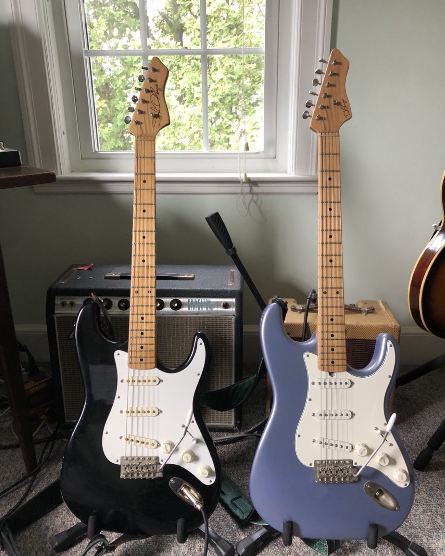 Julien Kasper's guitars