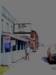 Blendi in front of the Blues Rock Cafe`